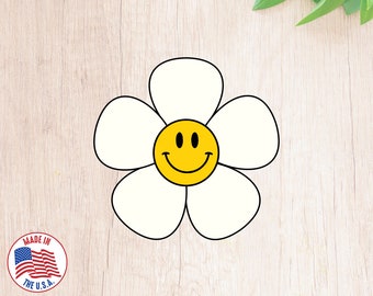 Spedizione veloce! Tagliapasta per biscotti Smiley Daisy. Tagliapasta per biscotti Retro Daisy