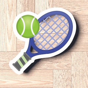 Fast Shipping! Tennis Racquet and Ball Cookie Cutter - Baking Gift