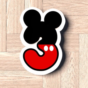 Fast Shipping! Cartoon Mouse Number 3 Cookie Cutter - Baking Gift