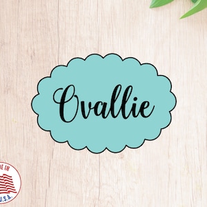 Fast Shipping! Ovallie Cookie Cutter. Scalloped Oval Cookie Cutter