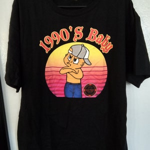 1990s Baby Official Hood Kings Shirt_90s Babies_Latino/Black_90&#39;s Style Design_#90s #1990s_Hood Kings Official Shirt -Size XL
