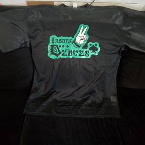 Maglia da football Insane Deuces Nation - Design ID2 Deuces anni &#39;90 Chicago Memorabilia - Maglia ufficiale Hood Kings - Taglia XL