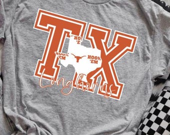 Longhorns T-shirt, TX Football T-shirt, Texas Football, Longhorns, Texas, UT