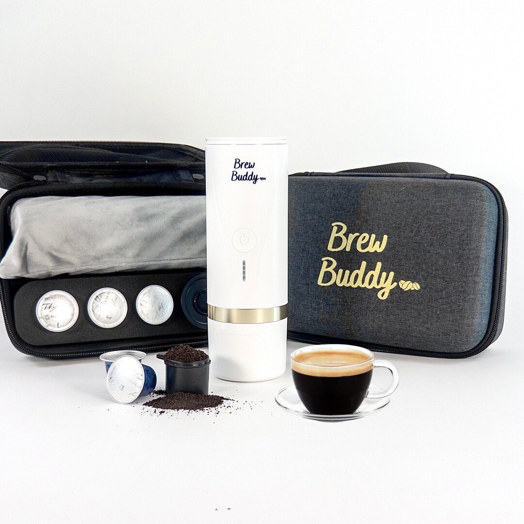 Barista Flip 2-in-1 Capsule & Ground Portable Mini Espresso Coffee Mac –  GoatyGoaty