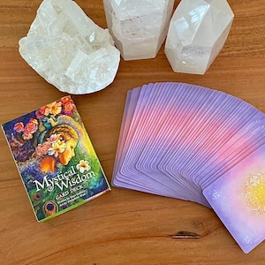 Mystical Wisdom Card Deck - Pocket Sized Deck, Oracle Deck, Divination, Wisdom Messages, Small Deck