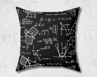 Math Pillow for Math Lover, Engineers, Gift for Math Teacher, Nerd Birthday Gifts, Funny Gift for Graduation, Grad Gift Ideas, Class of 2024