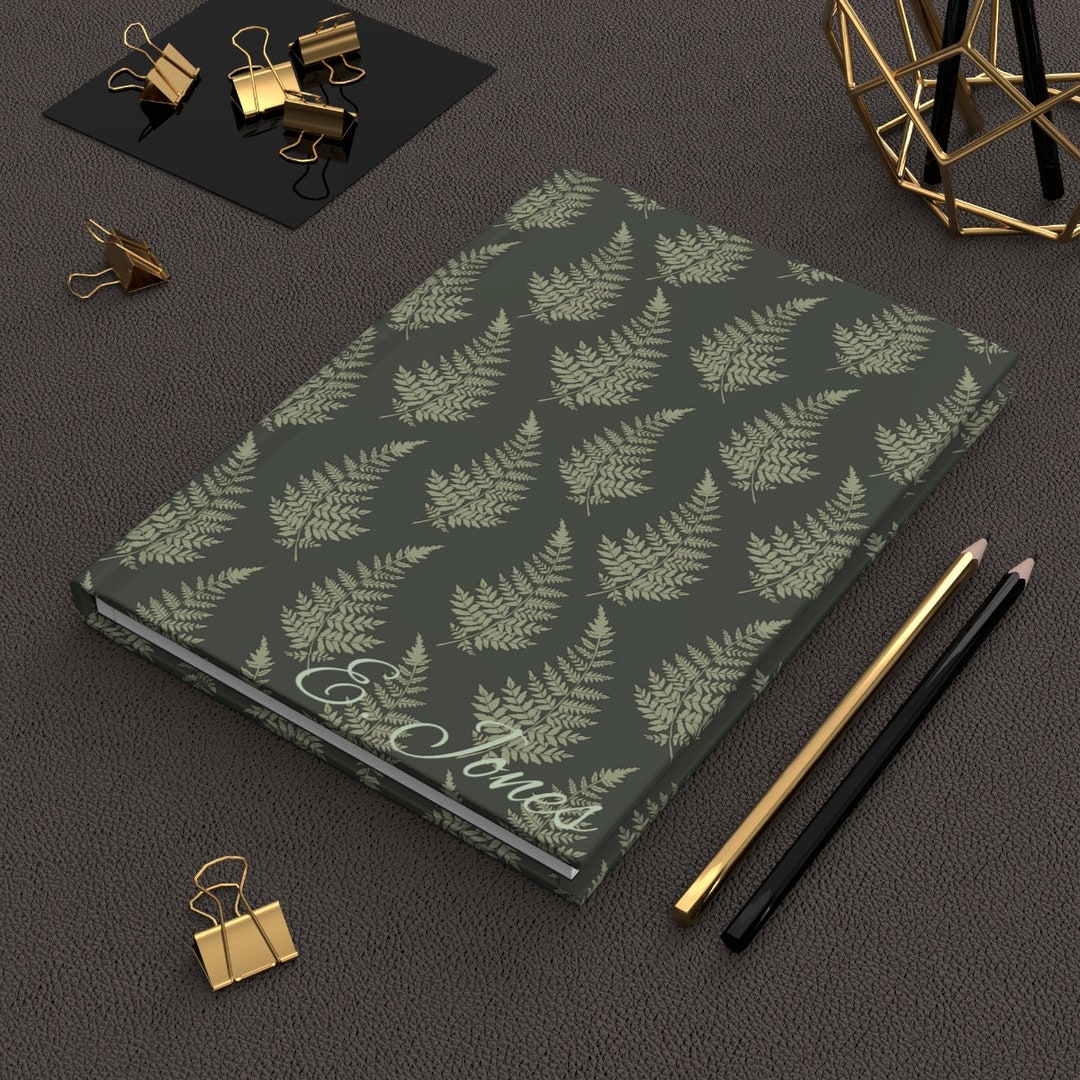 Greenery Journal, Green Journals and Notebooks, Cute Journal for