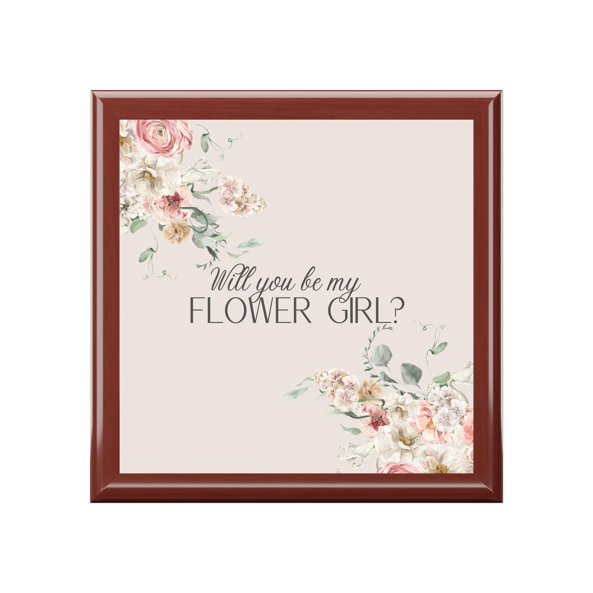 Flower Girl Proposal Box Flower Girl Proposal Gift Box Etsy