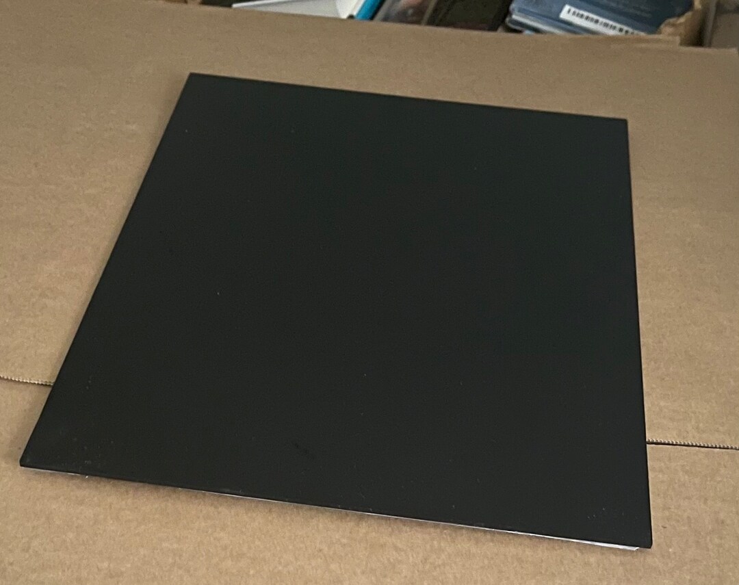 Black Acrylic Plexiglass Reflective Sheet 12 X 18 X 1/8 Etsy