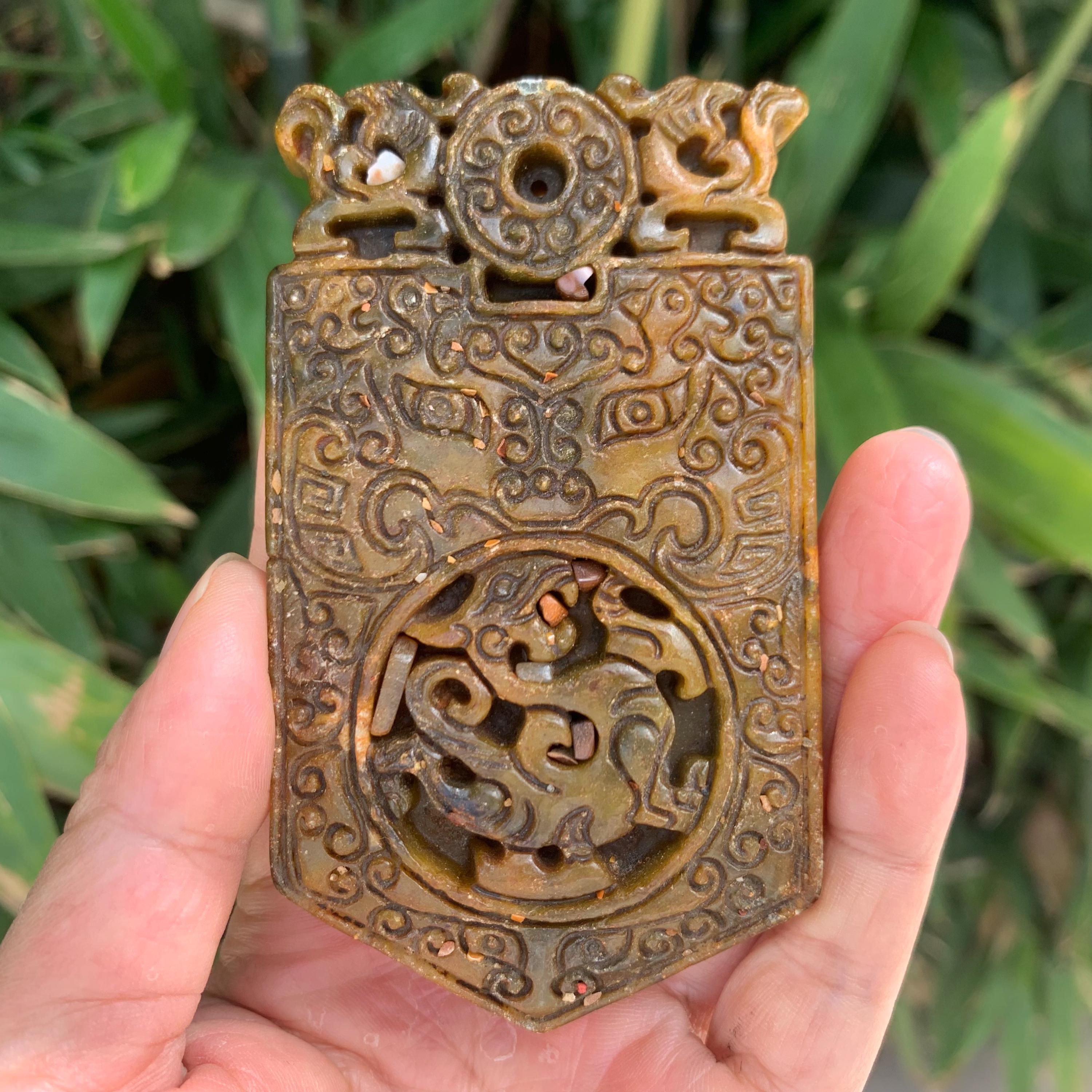 Chinese Antique Talisman, - Etsy