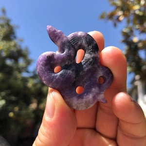 Amethyst Snake Pendant, Chinese Zodiac Snake, 2025 year of snake,Carving Natural Burmese jadeite jade stone Necklace, Feng shui Snake Amulet