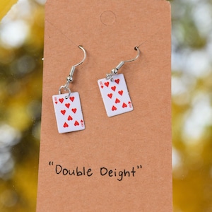 Custom Playing Card Earrings