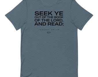 Camiseta unisex Libro del Señor (más colores)