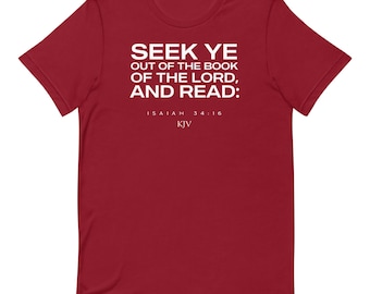 Camiseta unisex Libro del Señor (más colores)