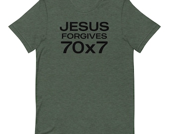 Camiseta unisex Jesús Perdona 70x7 (más colores)