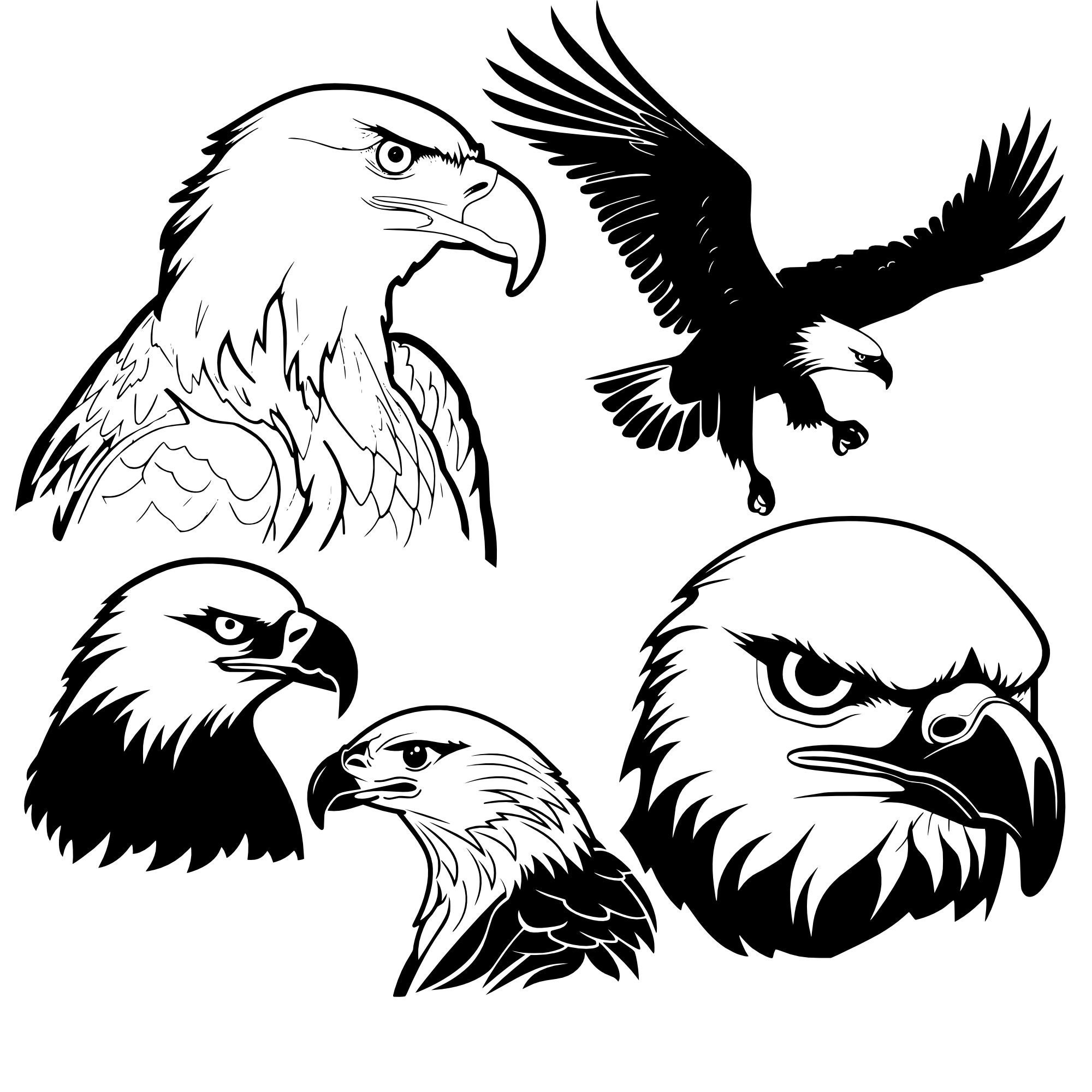 23 Piece BALD EAGLE Pack Vector Bundle Birds Png AMERICA Etsy 23-piece-bald-eagle-pack-vector-bundle-birds-png-america-etsy