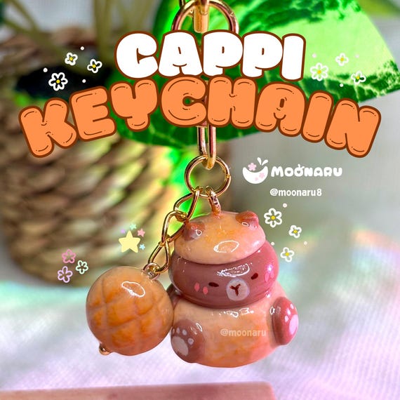 Polymer Clay Charms Capybara