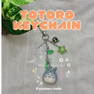 Totoro Keychain | Polymer clay keychain | FanArt