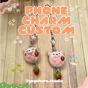 Telefoonbedel Kat/beer/totoro - Telefoonbedel Custom