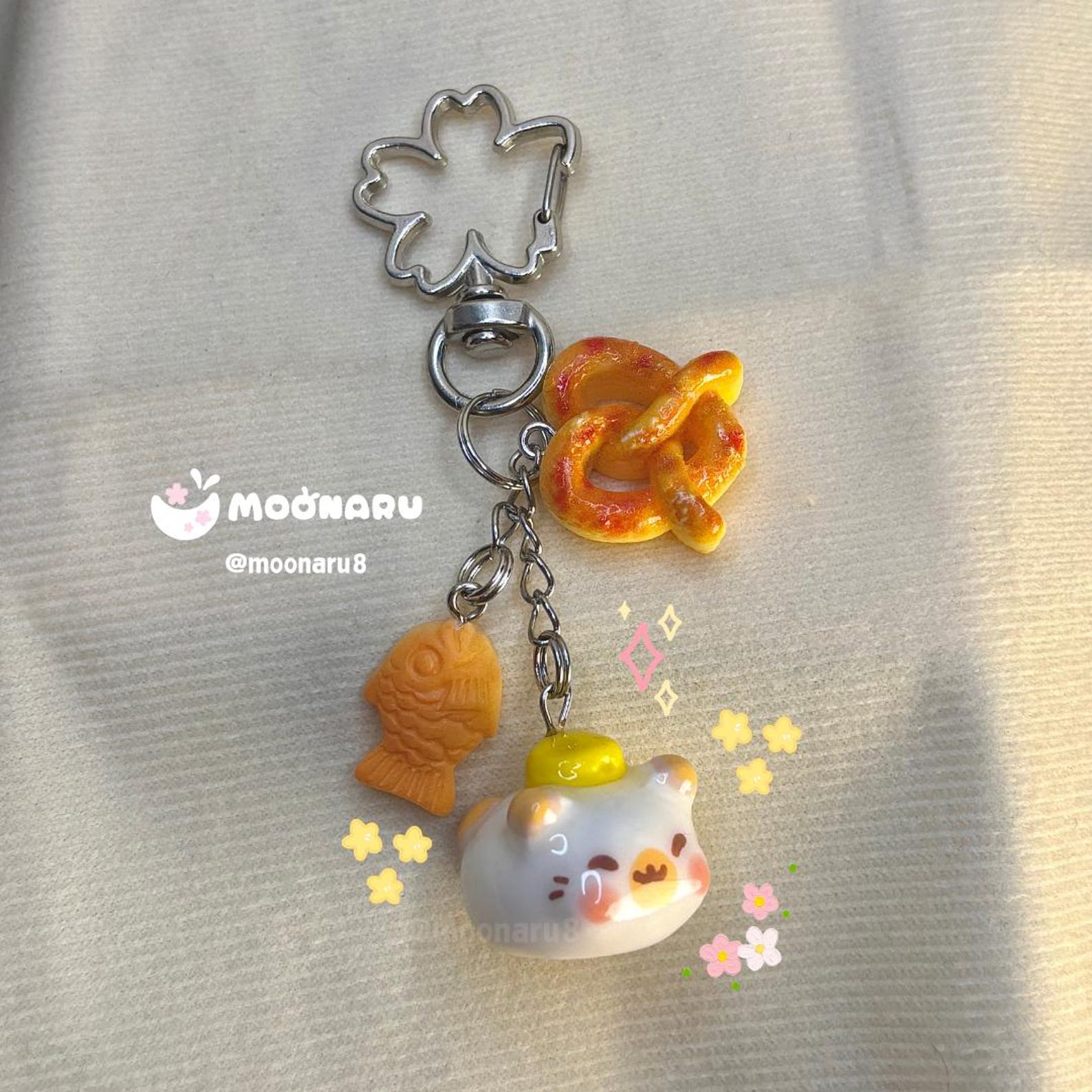 Cheesy Meow Keychain - Etsy