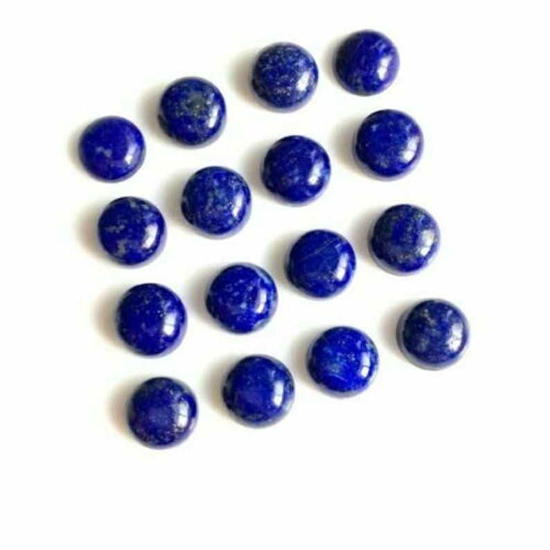 Pierre Lapis-lazuli Ronde En Cabochon - Taille 3mm à 15mm, Qualité Supérieure, Inde