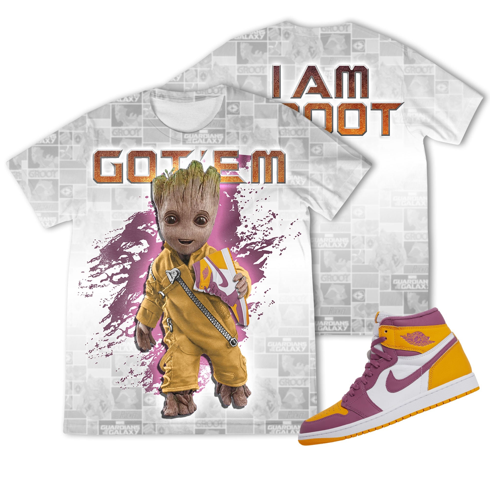 Guardians Of The Galaxy Groot Ver 1 Air Jordan 13 Sneaker - It's