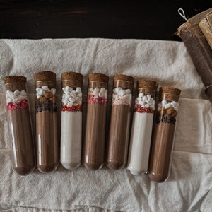 Student gift, gift, Cocoa Shot; Hot Chocolate in tube, hot cocoa, Christmas , Wedding favours, Teacher thank you, just because, stocking