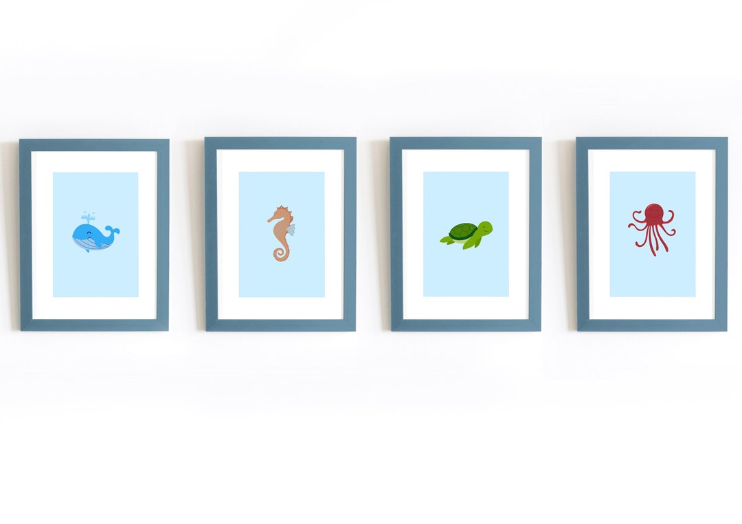 Ocean Animals Sea Animals Printable Art Digital Download Etsy Ocean Animals Sea Animals Printable Art Digital Download Etsy