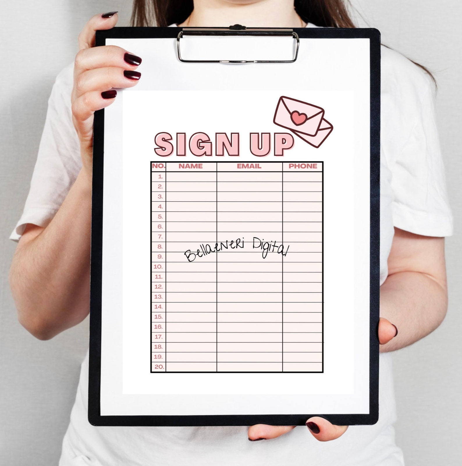 Sign up Sheet, PRINTABLE Sign Up, Event Sign Up, Sign in Sheet, PDF