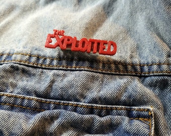The Exploited Logo pin