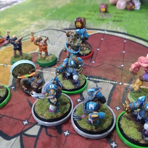 Terrain De Jeu Blitz Bowl 3D Peint, Pour Jeu De Figurines, 2 Joueurs, PLA