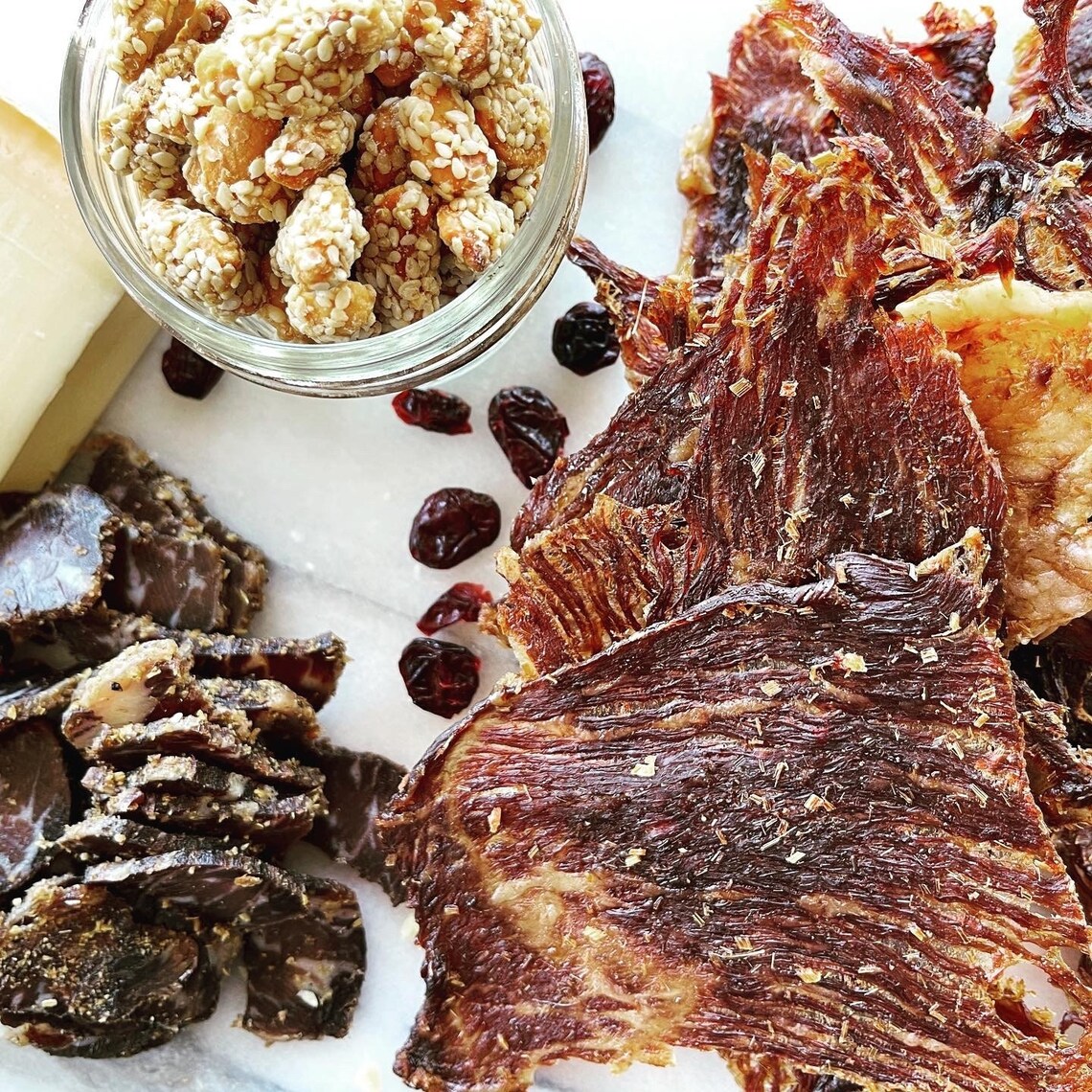 Lemongrass Flavored Beef Jerky Chips Etsy