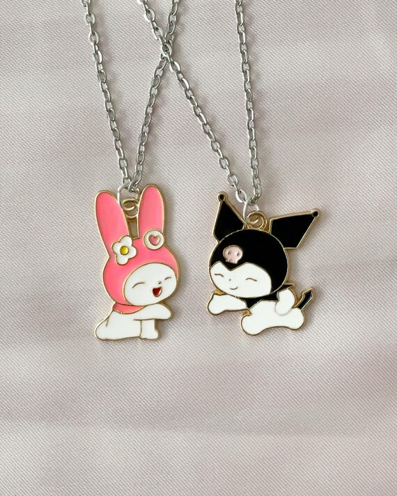 Kuromi and my melody necklace deals
