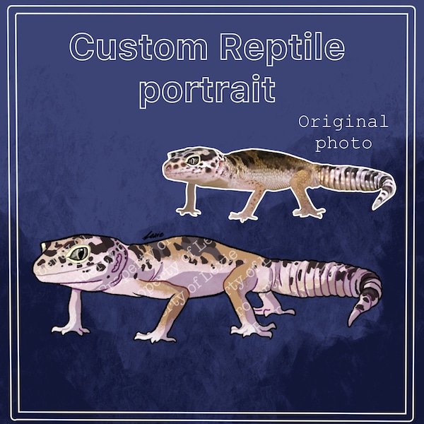 Custom Reptile/Pet portrait