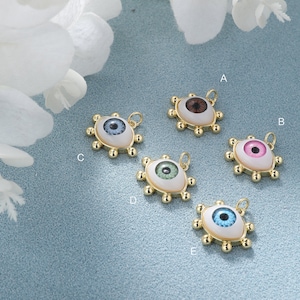 18K Gold filled Exquisite Mayan Eye Pendant,Original Design Necklace for Women＆Men,DIY Jewelry Supply,Gift for her