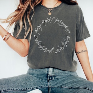 Lord of the Rings Unisex Shirt LOTR Gifts Cottage Core Shirt Lord of the Rings Gift Nerdy Gifts for Book Lovers Fantasy Gifts Hobbit Shirt