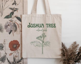 Joshua Tree National Park Tote Bag - Hiking Tote Gift For Hiking gals National Park Gifts Outdoor Simple National Park Bachelorette Tote Bag