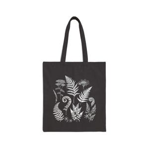 Fern Tote Bag, Plant Lover Gift, Botanical Bag, Gardener Tote, Nature Tote bag, PNW Gift, Out Door Lover Gift, Forest ,National park Tote image 4