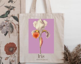 Knot Silk Bag - Flower / Iris Blue – Motto Vintage