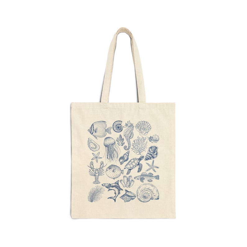 Torba typu tote Coastal, torba typu tote Ocean, torba typu tote Destination Wedding, Coastal Bachelorette, Coastal cowboy, torba typu tote Fish, torba typu tote Shark, torba plażowa zdjęcie 8