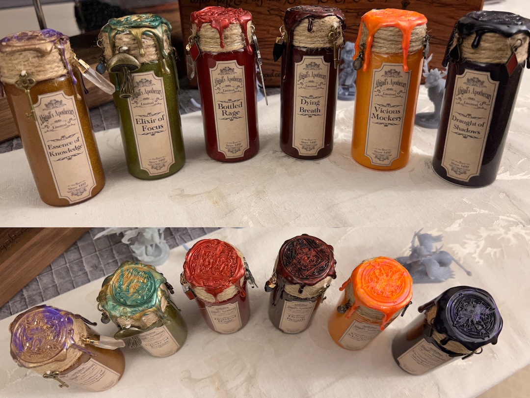 D20 Dice Potion Dnd Dice Roller TTRPG Dice Roller Dice Shaker Custom