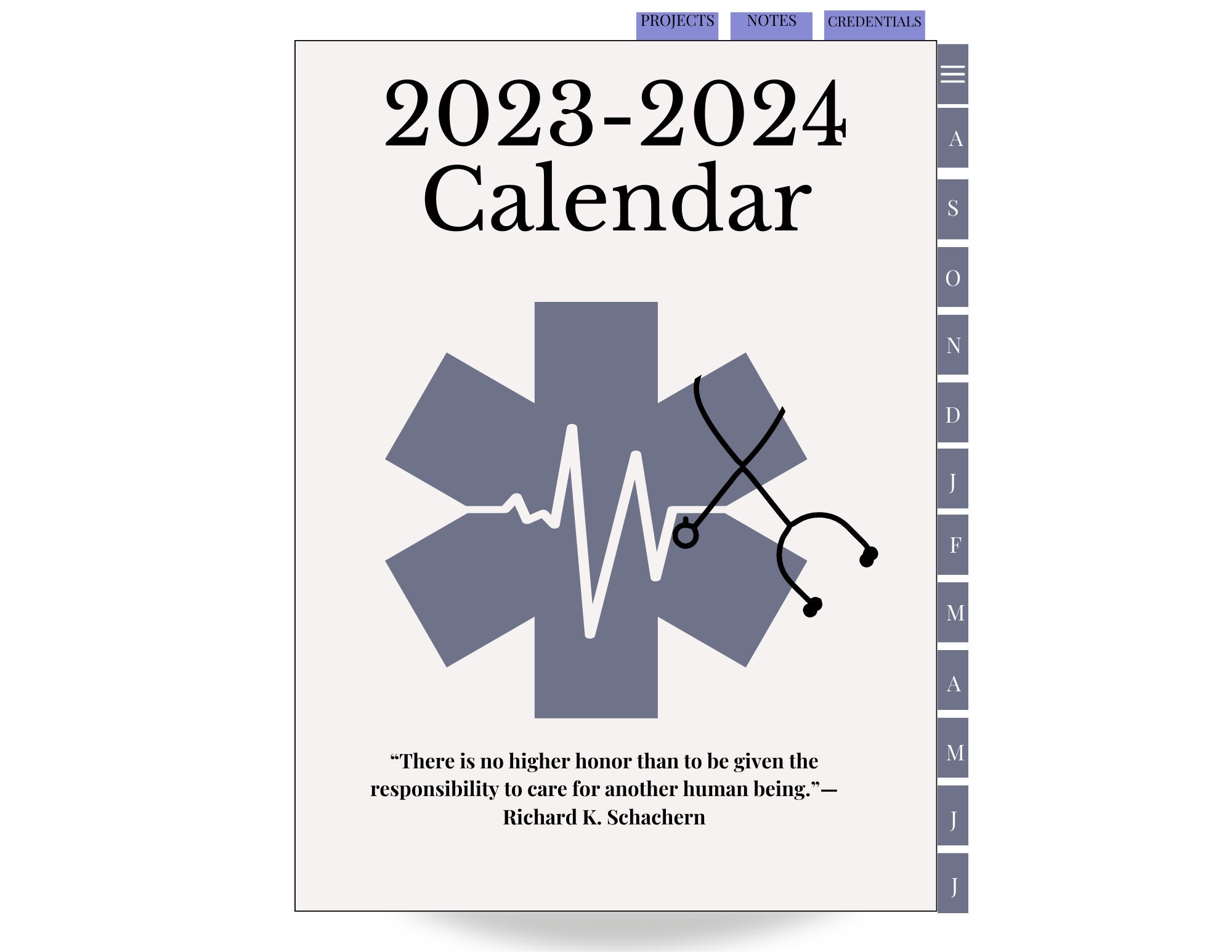 20232024 EMS Student Digital Calendar Planner Etsy