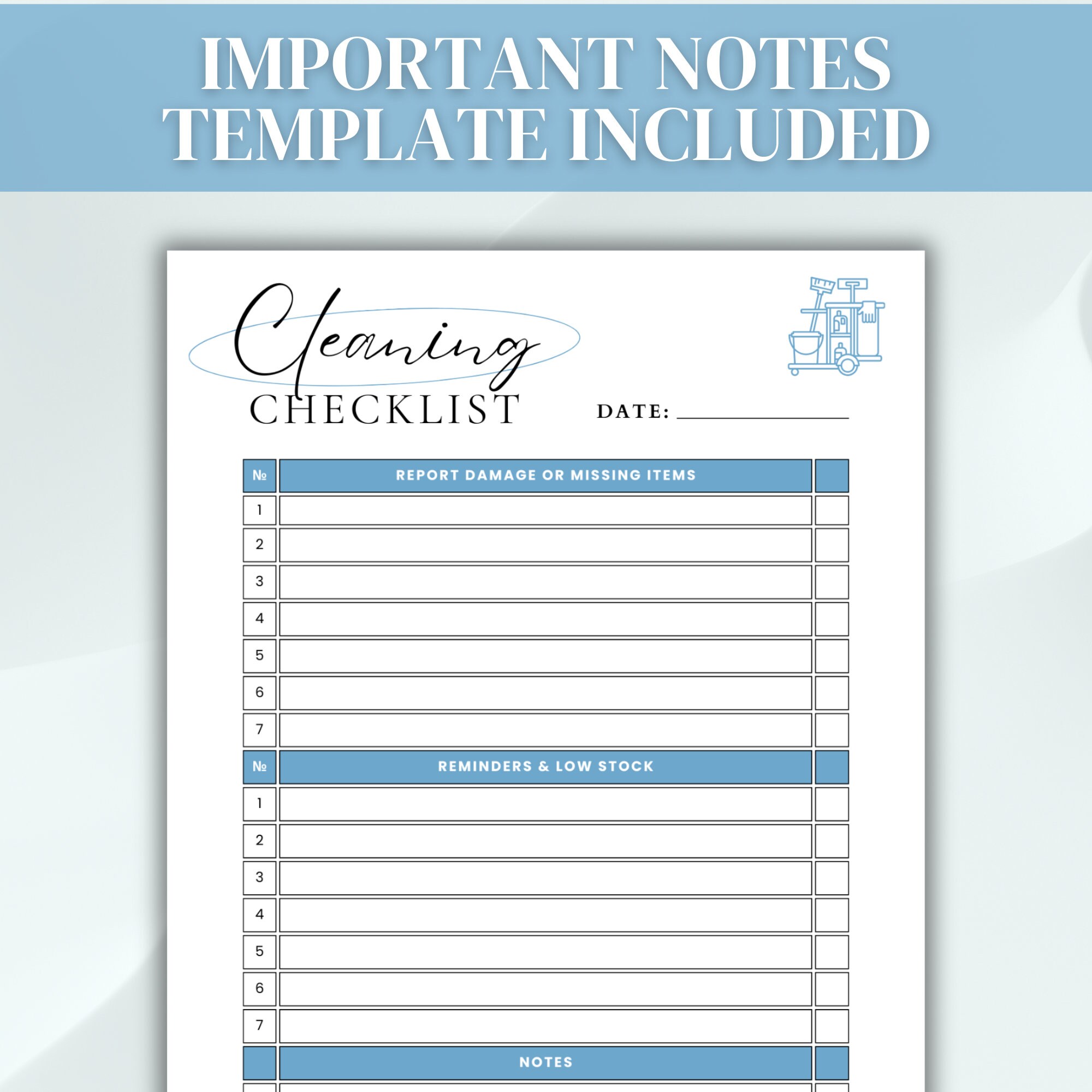 Printable Airbnb Cleaning Checklist Template Vacation Rental Property Printable Airbnb Cleaning Checklist Template Vacation Rental Property
