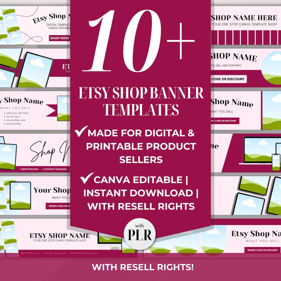 Image 6 for Etsy Banner Template