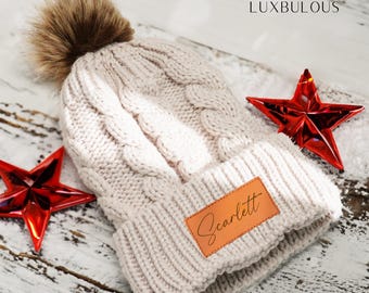 Personalized Baby Name Beanie, Baby Winter Hat, Toddler Christmas Gift, Custom Infant Beanie, Personalized Baby Hat, Kid Winter Hat,Kid Gift