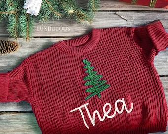 Handmade Baby Sweater, Embroidered Baby Sweatshirt, Baby Clothes, Birthday Gift for Baby, Baby Shower Gift, Baby Jumper, Baby Christening