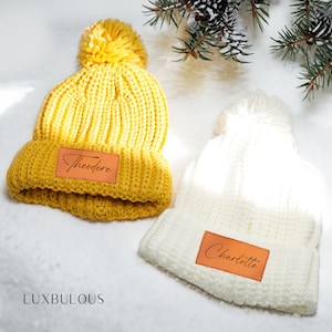 Personalized Baby Hat, Custom Baby Name Beanie, Baby Christmas Gift, Winter Hat for Baby, Toddler Winter Hat, Toddler Beanie, Baby Beanie