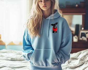 Custom Photo Pet Hoodie, Printed Pet Sweater, Dog Owner Hoodie, Pet Portrait, Unisex Hoodie, Pet Sweatshirt, Gift for Her, Gift for Him