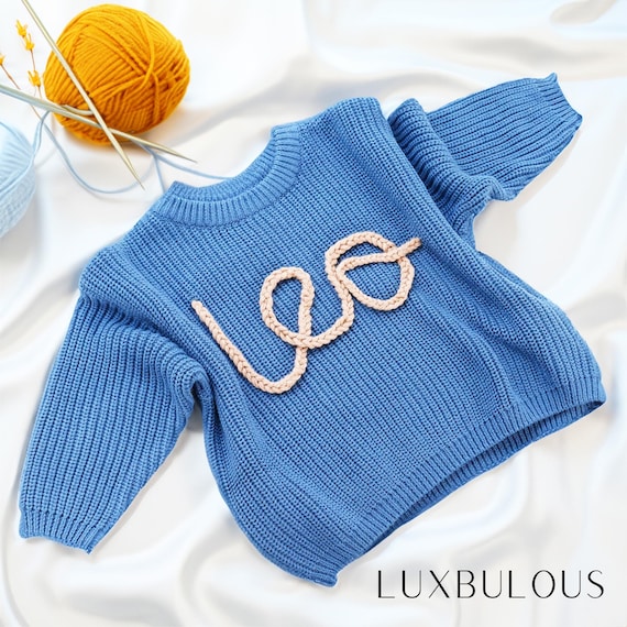 Personalized Kids Jumper, Toddler Sweatshirt, Baby Name Jumper, Newborn Gift, Kids Embroidered Jumper, Personalized Sweater, Baby Gifts