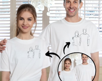 T-shirt da uomo personalizzata papà, regali per la festa del papà, idea regalo per papà, felpa con contorno, felpe, camicia per papà con nome, regalo per lui, papà figlia